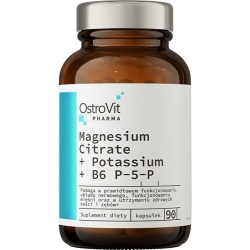 OstroVit Pharma Magnesium Citrate + Potassium + B6 P-5-P 90 kaps.